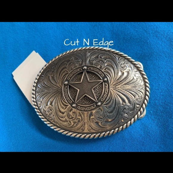 Montana Silversmith Star Belt Buckle - Picture 1 of 3